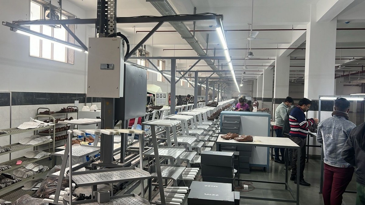 BK Shoe production floor in Agra